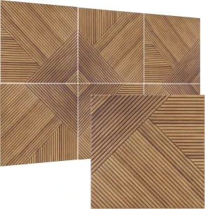 Easy Install Eco Friendly Fireproof Polyester Fiber Sound Absorbing 3D Acoustic Wall Panels for Kitchen Bathroom and Hotel