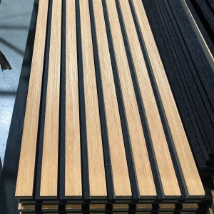 Easy Install MDF Fire Resistant Acoustic Wall Panel Sound Insulation for Office