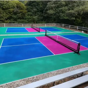 Easy Install PP Pickleball Court Flooring Tiles Portable Indoor and Outdoor Plastic Modular Sport Basketball Floor Mat