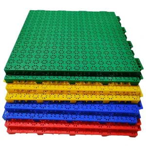 Easy Install PP Waterproof Pickleball Court Mat Interlocking Outdoor Indoor Eco Friendly Floor Tiles For Backyard DIY