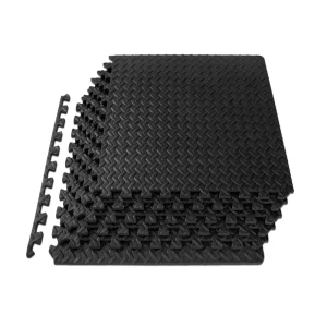 Easy Install Puzzle Exercise Mat EVA Interlocking Foam Floor Tiles Home Gym Workout Equipment Floor Padding Kids Mats