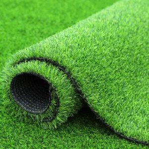 Easy Install UV Resistant Custom Sports Landscaping 50mm Artificial Green Floor Synthetic Grass Carpet in Rolls