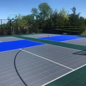 Easy Installation PP Interlocking Floor Tiles for Outdoor Basketball Badminton Tennis Volleyball Courts