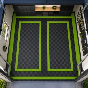 Easy Installation PP Modular Garage Flooring Tiles for Auto Detailing Center Floor Renovation