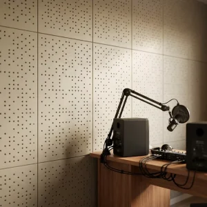 Easy Installation Perforated Acoustic Decorative Ceiling Wall Panel Noise Reduction Sound Absorption Performance