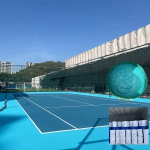 Easy Maintain UV-resistant Eco-Friendly Anti-Slip Shock Absorption Acrylic Coating Floor for Multi-Sport Courts Indoor/Outdoor