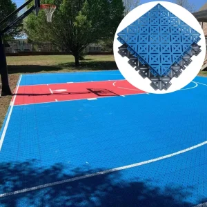 Easy to Clean Synthetic Multi Purpose Sports Court Flooring Portable Basketball Court Flooring