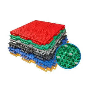 Easy-to-Install Interlocking Floor Tiles Portable Kindergarten/School Playground Flooring Material
