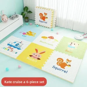 Easy to Install Interlocking Puzzle Floor Mats for Laundry Room and Indoor Utility Areas
