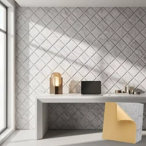 Eco 3D PET Felt Acoustic Panel Wall Tiles Odor Free Sound Absorption Board for Hotel