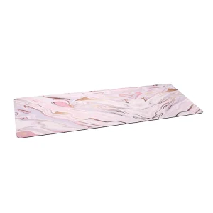 Eco Friendly 4mm Non-Slip PU Natural Rubber Pilates Yoga Fitness Mat with Carrying Bag