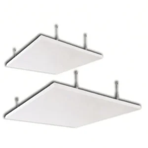 Eco-Friendly Acoustic Ceiling Panels with Circle Square Ceiling Panels Custom Shapes Acoustic Island Sound