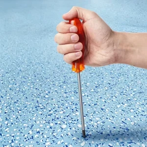 Eco-Friendly Anti-Slip Waterproof Wide-Size Plain Vinyl Plank Flooring for Indoor Kitchens and Hospitals