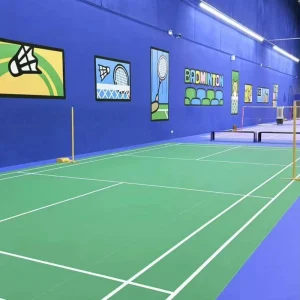 Eco Friendly Anti Slip Wet Pour Liquid Rubber Multi Sport Court Flooring System for Badminton Tennis Volleyball