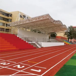 Eco-Friendly Anti-slip Health PU Plastic Rubber Athletic Running Track Prefabricated Rolling Carpet Shock Absorption Sports