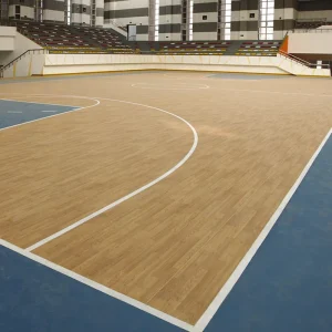 Eco Friendly Basketball Surface Pvc Sports Floor Customized Pvc Sports Flooring Indoor Basketball Court Floor