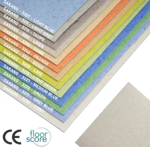 Eco Friendly Certified Water Resistant Antibacterial Fireproof Self adhesive PVC Floor