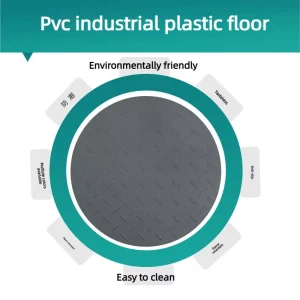 Eco Friendly Customizable PVC Vinyl Flooring Rolls Hard Base Layer for Gym Showroom Home Renovation