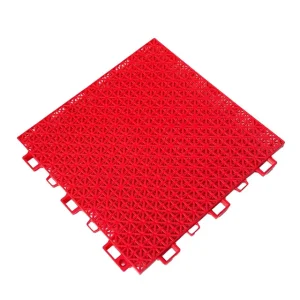 Eco-Friendly Double-Layer PP Interlocking Sports Floor Tiles Shock-Absorbing Waterproof Anti-Slip