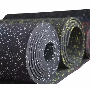 Eco Friendly EPDM Anti Slip Durable Gym Rubber Flooring Mat Roll for School & Shooting Range