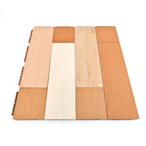 Eco Friendly Factory direct sale High quality Wood Grain Sports Floor Interlocking Floor for Indoor Basketball Court