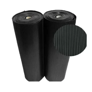 Eco Friendly Fine Corrugated Ribbed Rubber Floor Sheet