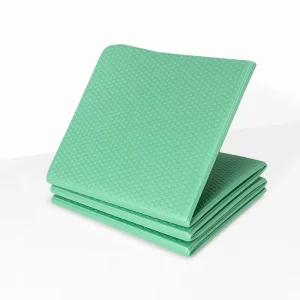 Eco-Friendly Foldable TPE Yoga Mat 6mm Thick Non-Slip Odorless Exercise and Nap Mat for Home Office and Students