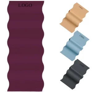 Eco Friendly Home Excellent Absorption 5mm Thick Non Slip Natural Rubber Yoga Mat Wavy Oval Pilates Studio Arch Exercise Mat