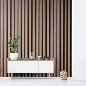 Eco-Friendly Interior Decorative Board Akupanel Sound Insulation Wood Acoustic Panel for Bedroom