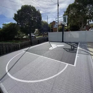 Eco Friendly Interlocking PP Sports Flooring 12mm Thick 1200 Tensile Strength for Indoor Outdoor Gym Basketball Fitness Centers