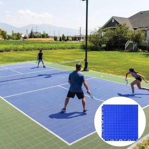 Eco Friendly Interlocking Rubber Floor Tiles Portable And Waterproof For Sports Flooring And Basketball Courts