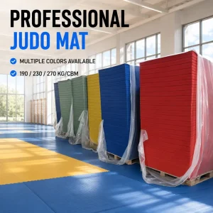 Eco Friendly Judo Tatami Mat Wrestling Rubber Back Waterproof Dojo Mat for School Practice