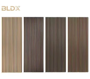 Eco Friendly Modern Acoustic Wood Wall Panel Board with Soundproofing for Living Room and Bedroom