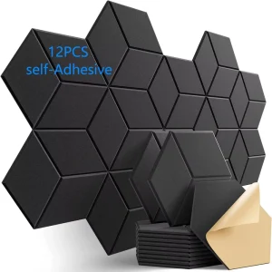 Eco Friendly Modern Design Polyester Fiber Acoustic Panels High Density Sound Absorbing Board Pet Acoustic Panels