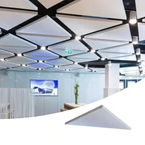 Eco-Friendly Modern Suspended Cloud Acoustic Panels with Circle Square Design for School Office Mail Custom Shapes Acoustic