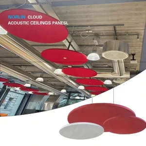 Eco-Friendly Modern Suspended Cloud Acoustic Panels with Circle Square Design for School Office Mail Modern Design Acoustic