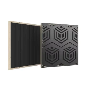 Eco Friendly Natural Veneer Perforated Wooden Sound Absorbing Panel Noise Reduction Acoustic Wall Panel