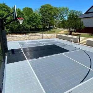 Eco-Friendly Non-Toxic PP Smooth Interlocking Modular Sports Court Floor Tile