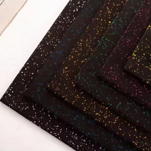 Eco-Friendly Non-Toxic Waterproof Anti-Slip Gym Rubber Floor Mat Shock-Absorbing Soundproof Wear-Resistant Hall Mat