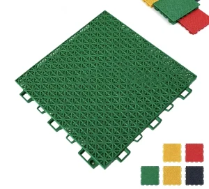 Eco Friendly PP Interlocking Floor Tile Shock Absorbent Double Layer for Kindergarten & Community Parks
