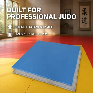 Eco-Friendly PVC Leather Judo Tatami Mat with Rubber Back for Dojo Practice