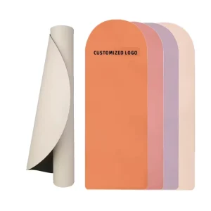 Eco-Friendly Pilates Exercise Fitness PU Natural Rubber Anti-Slip Custom Logo Curved Arch Yoga Mat
