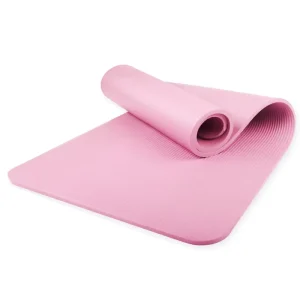 Eco Friendly Pilates Fitness Mat Single Color Thicken 15mm NBR Non Slip Yoga Mat Durable Sports Mat