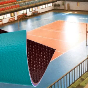 Eco Friendly Plastic Easy Installation Volleyball Court Indoor Sports Court Vinyl Floor