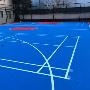 Eco-Friendly Plastic Tennis Sport Flooring with Shock Absorption for Indoor Outdoor Athletic Facilities
