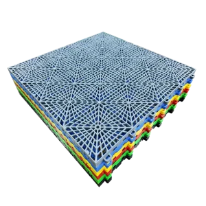 Eco-Friendly Plastic Vinyl Flooring Tiles Anti-Slip Waterproof Anti-Scratch Car Wash Use 5-Year Warranty Interlocking Modern