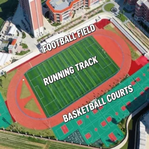 Eco-Friendly Prefabricated EPDM Rubber Multi-Sport Running Track 13mm Thickness Anti-Slip Indoor/Outdoor Easy Installation