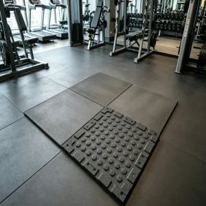 Eco Friendly Rubber Anti Slip Waterproof Commercial Gym Flooring