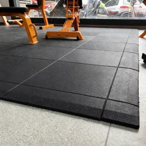 Eco-Friendly Rubber Gym Flooring Non-Slip Shock-Absorbing Exercise Mat for Home Gym Floor Protection