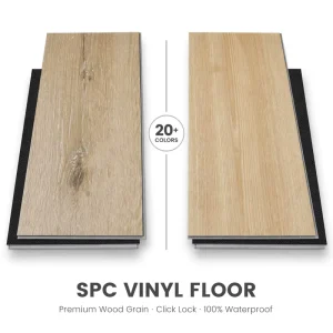 Eco-Friendly SPC Flooring OEM ODM Stone Plastic Composite Flooring for School Classrooms Uniclic Joint